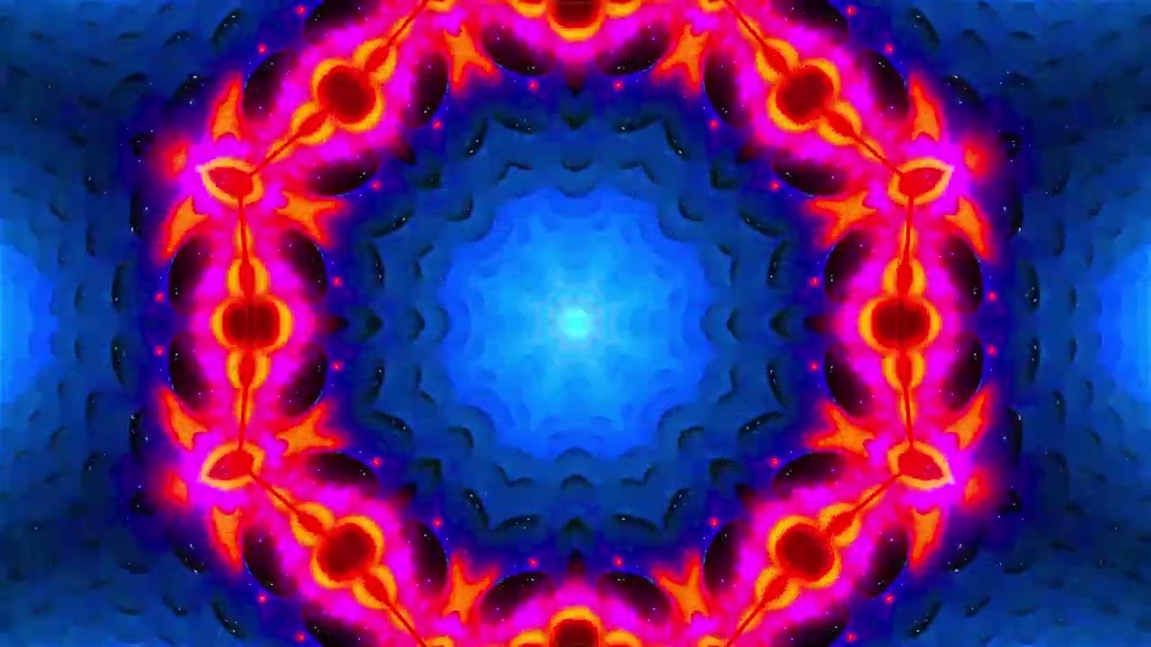 💤 Insomnia Relief Kaleidoscope | Gentle Visual Therapy Before Sleep ❊60fps 💤