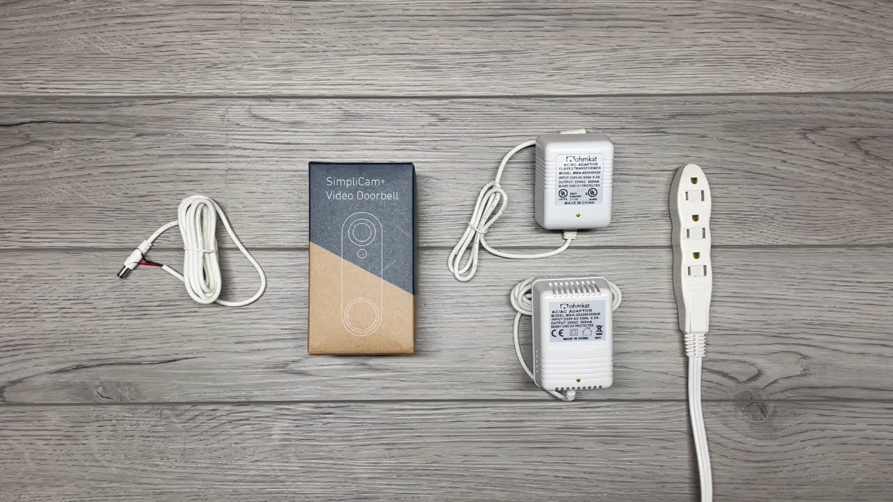 Installing a Simplisafe Video Doorbell with an OhmKat Power Supply
