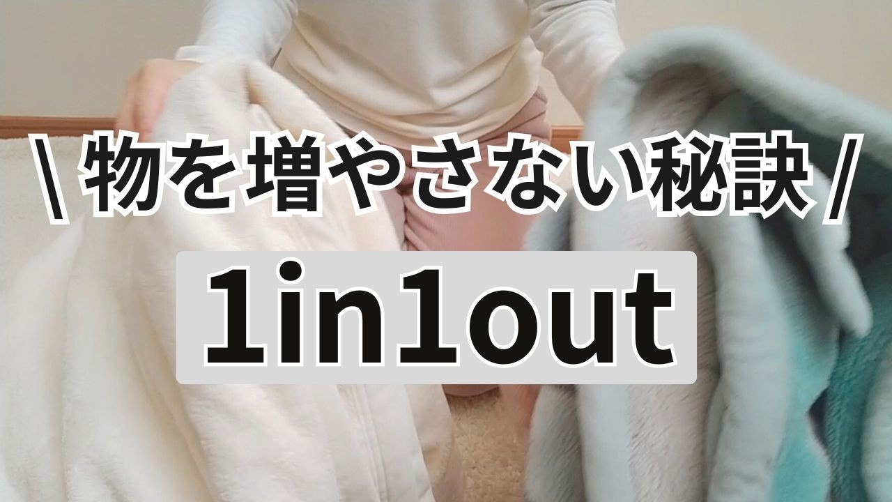 【ミニマリストの秘訣？】1in1outの断捨離ルールで暮らしをアップデート/HAUL動画