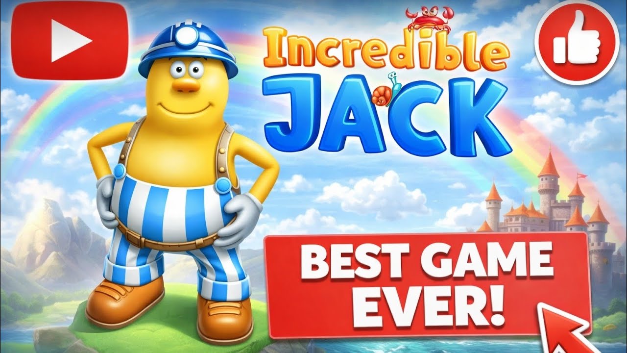 Incredible Jack Walkthrough 🚀| Noob to Pro Gameplay