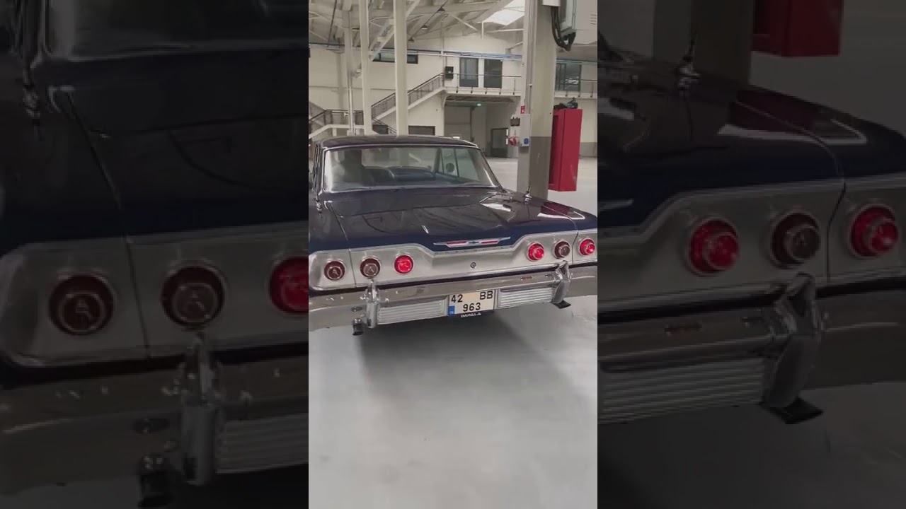 1963 Chevrolet Impala V8 sound exhaust engine (egzoz)
