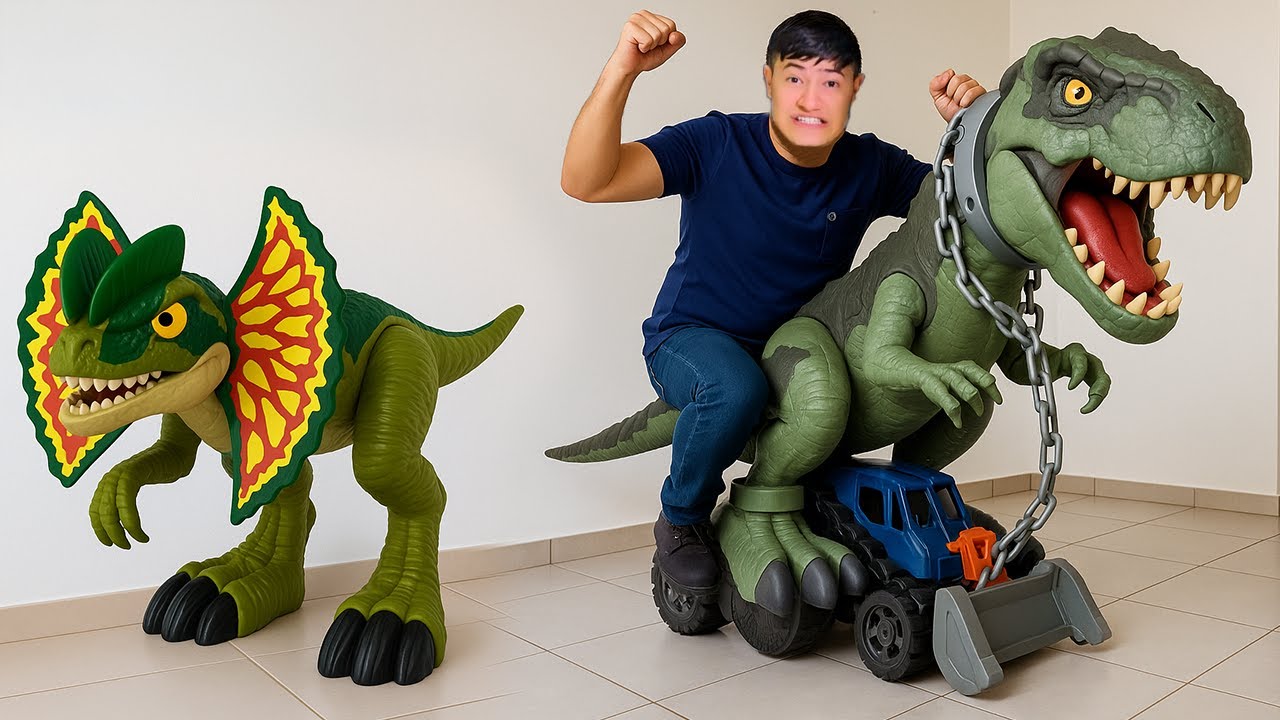 COMPREI OS DINOSSAUROS MAIS GIGANTES E FORTES DA INTERNET!