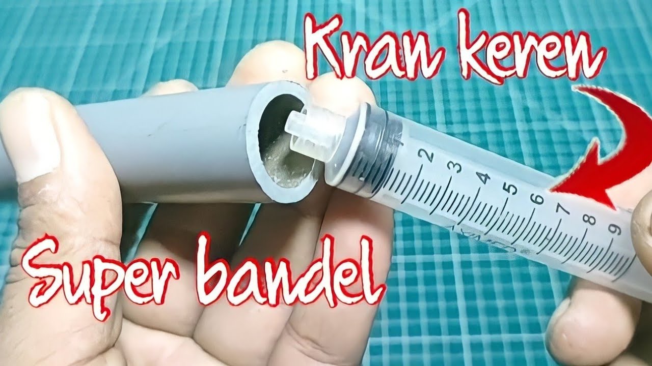 PABRIK BISA BANGKRUT!! Orang buat kran sendiri dari suntikan