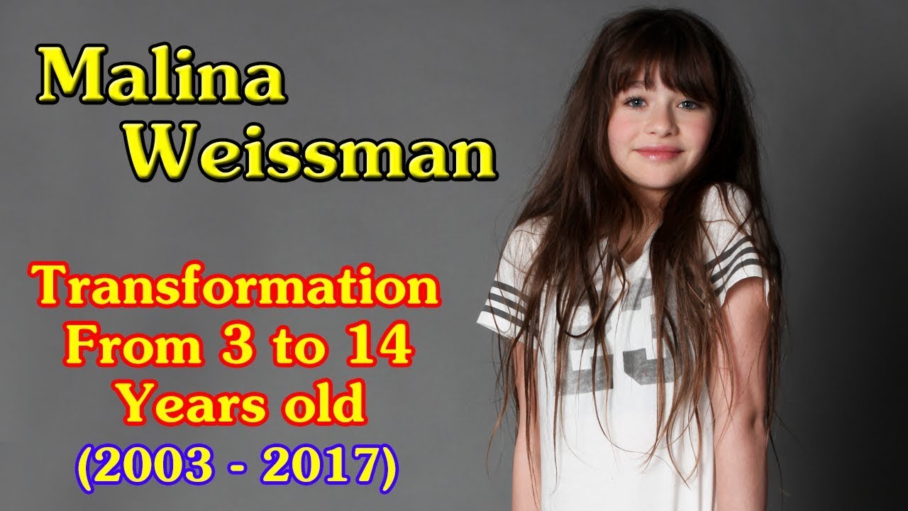 Malina Weissman transformation from 3 to 14 years old