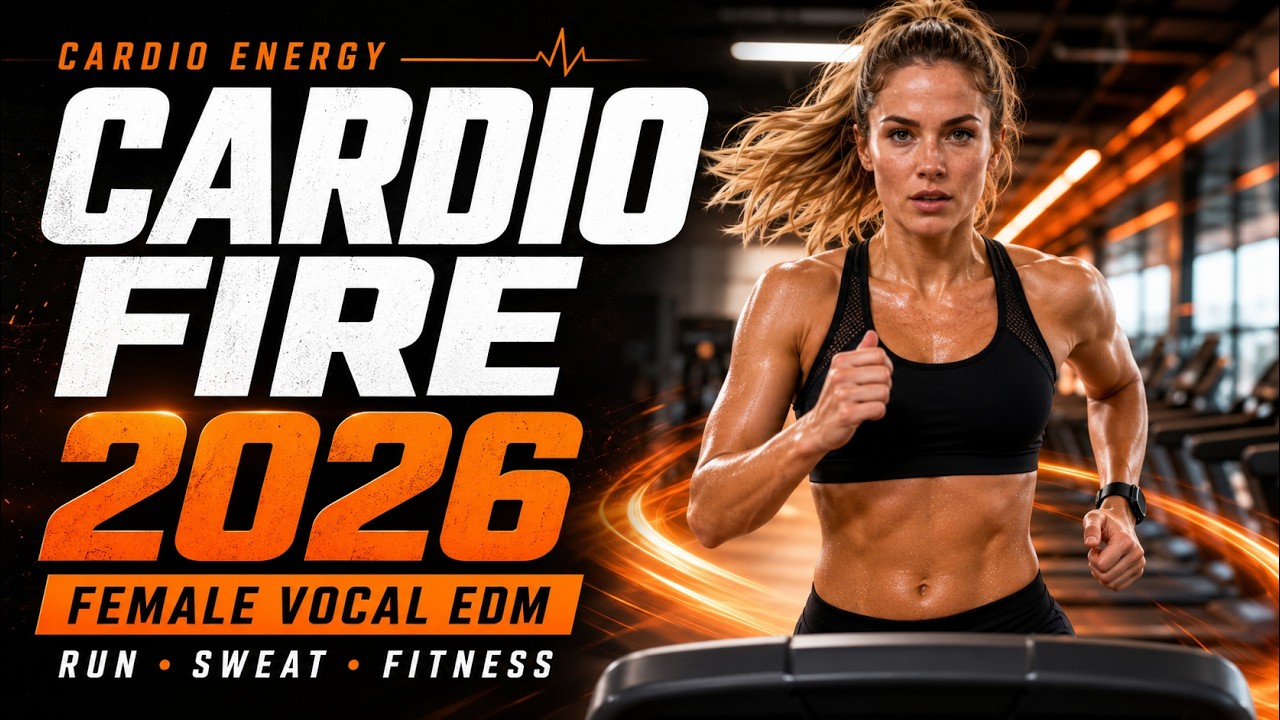 WORKOUT MUSIC 2026 ⚡ Female Vocal EDM Mix for Training & Fitness | CARDIO FIRE