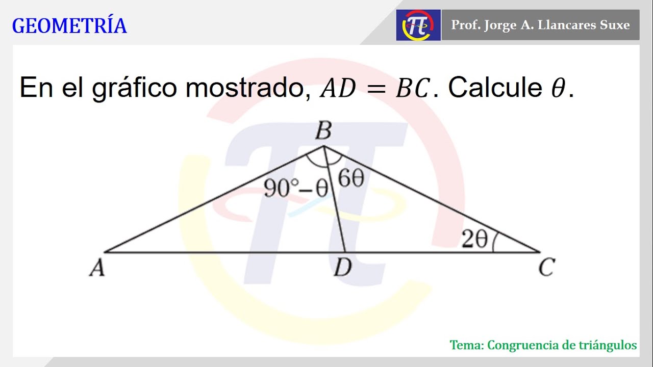 Problema de congruencia de triángulo