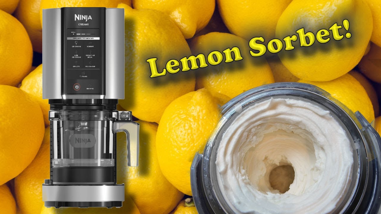 Creami Time: Making Keto Lemon Sorbet in the Ninja Creami!