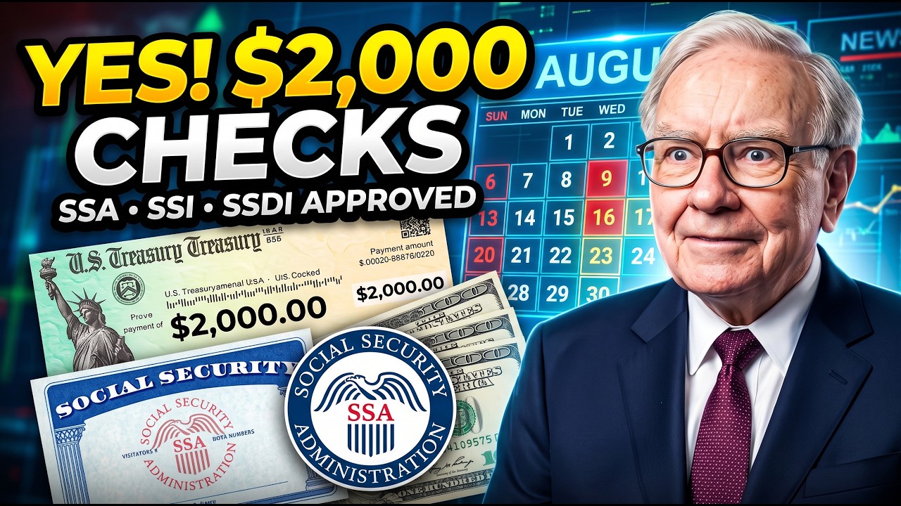 August Social Security Update: $2,000 Checks for SSA, SSI & SSDI Beneficiaries?