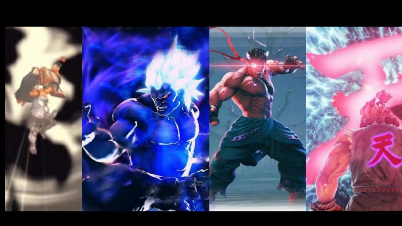 Evolution of Evil incarnate! (Evil ryu, Akuma, Kage, Oni akuma) super and ultra moves