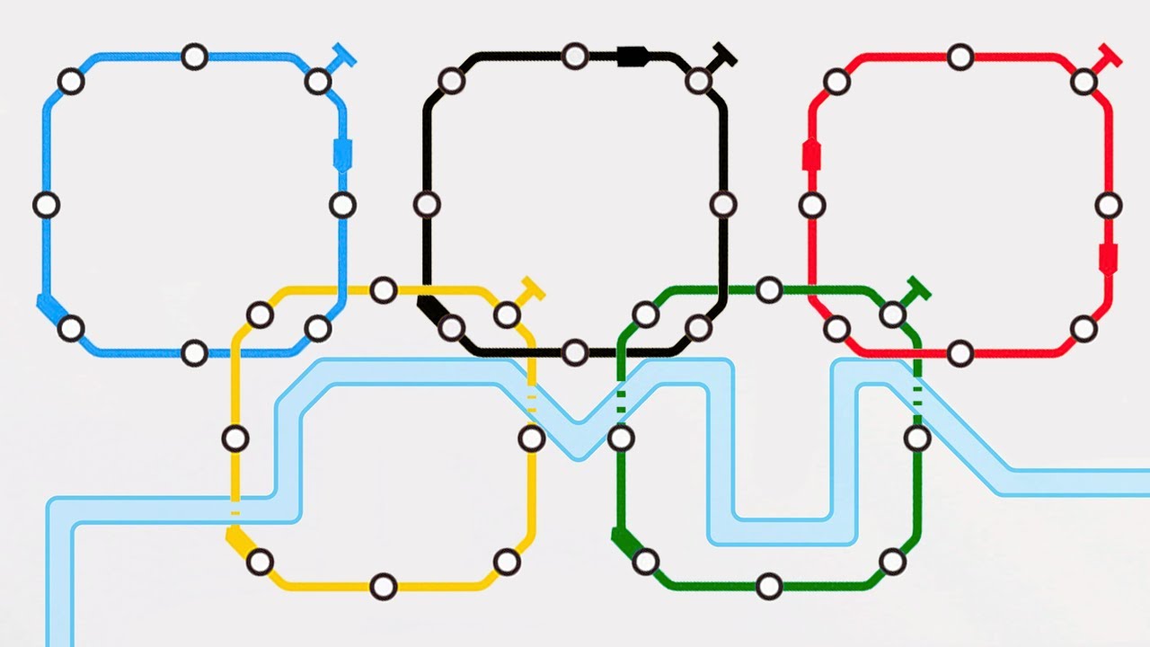 Abusing the RINGS OF POWER in Mini Metro!