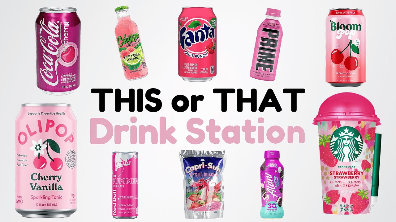THIS or THAT: Build Your DREAM Drink Station 🍹🩷