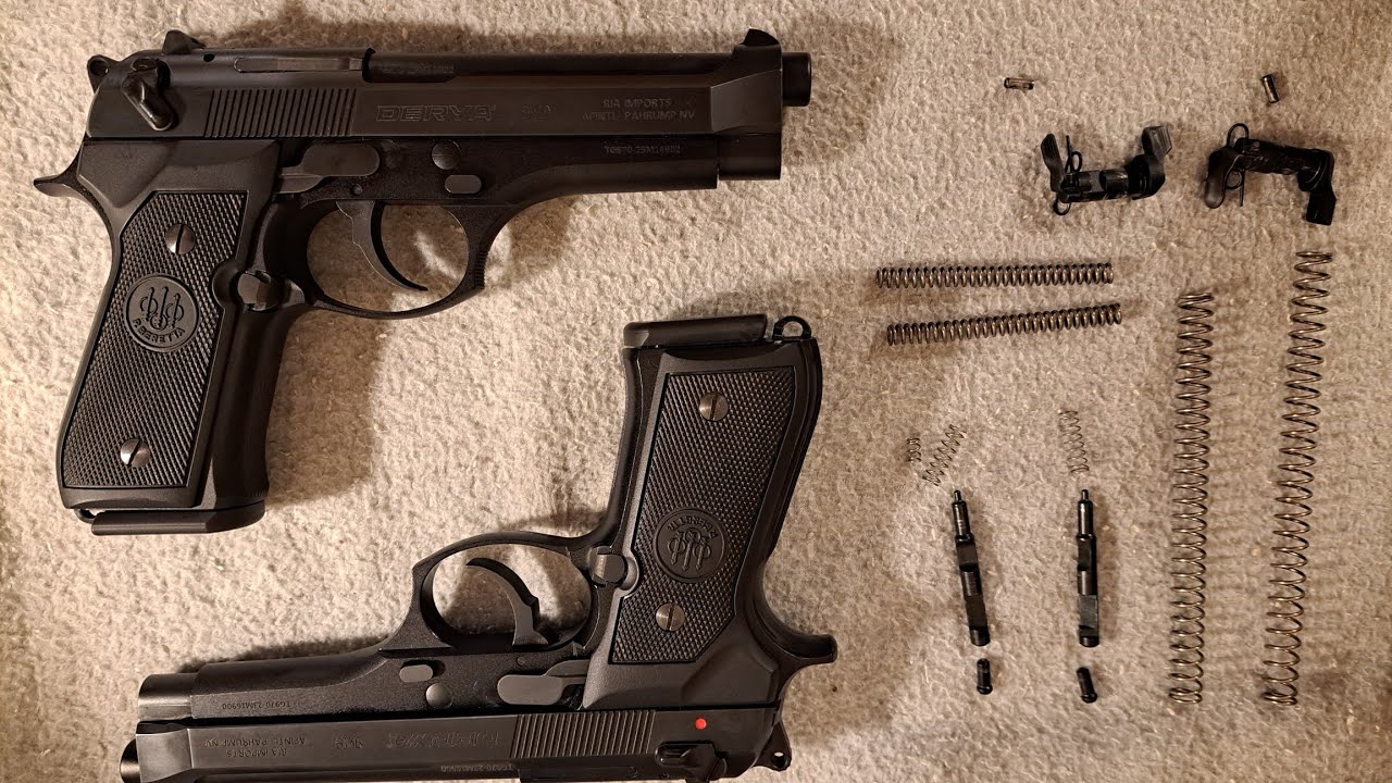 Derya Melik upgraded with Beretta M9 USGI parts.