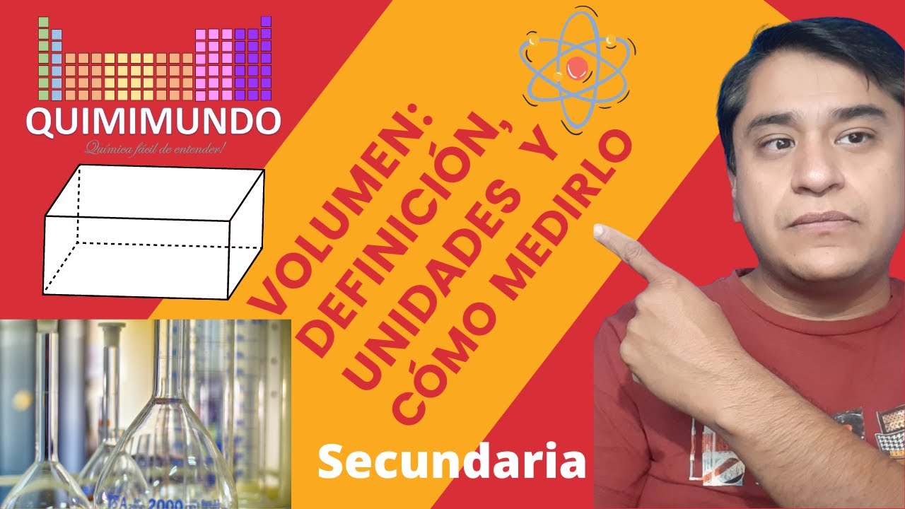 Volumen: Unidades, definición,  y su medición en Química. Una introducción para Secundaria