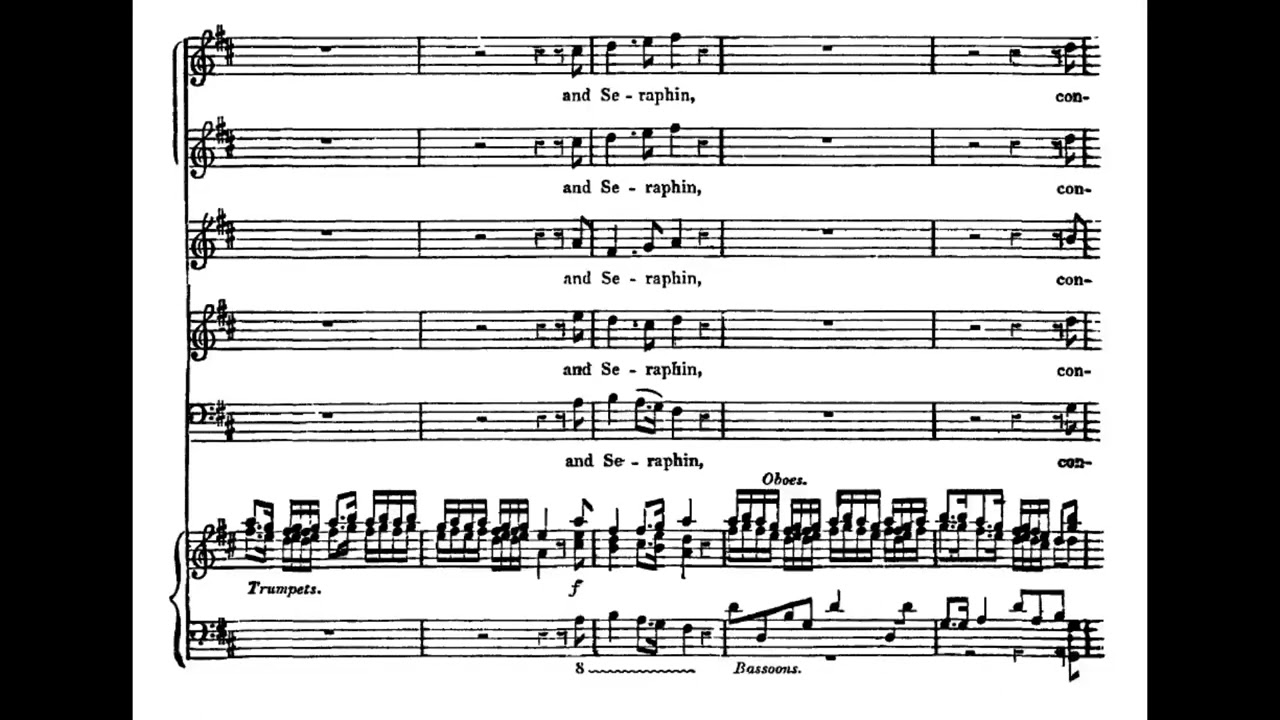 Händel: Dettingen Te Deum - IV. To thee Cherubim and Seraphim - Preston