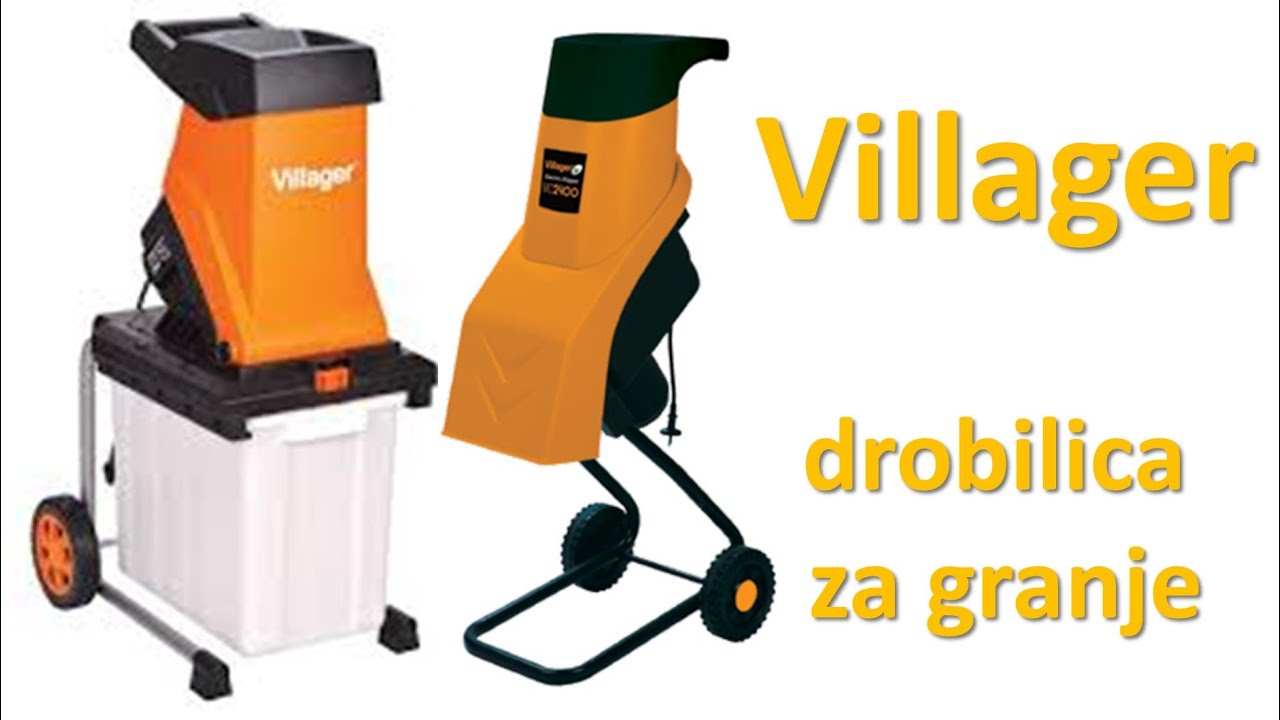 Kako secka Villager VC 2400 / VC 2500 električna seckalica-drobilica za granje