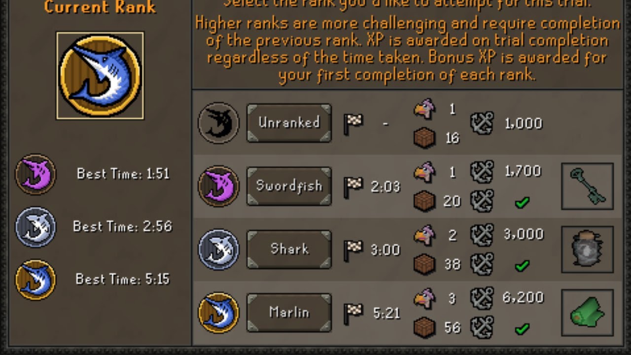 OSRS: The Jubbly Jive Marlin Trial