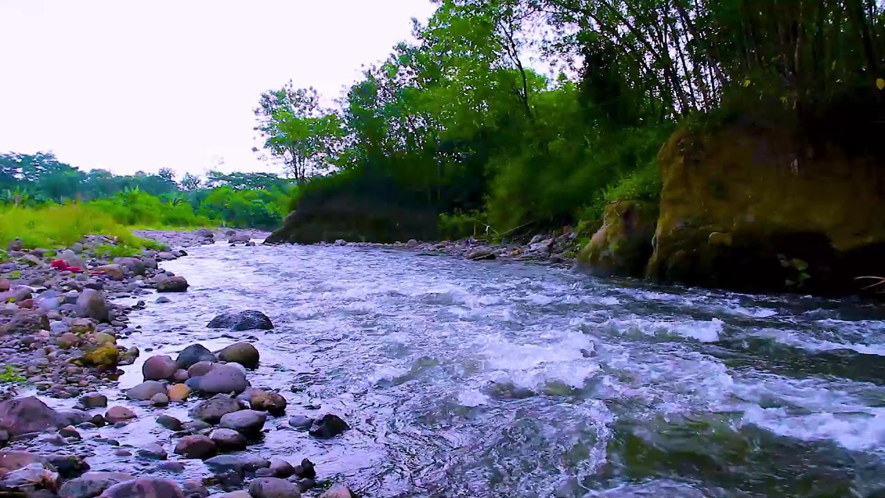 Mountain River Water Flow Sounds That Help You Sleep Deeper, Natural White Noise at Night