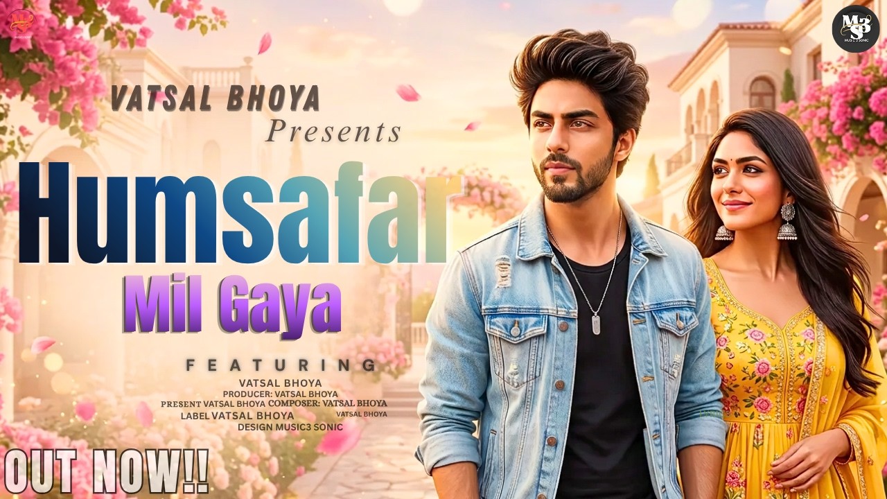New Song 2026 | New Hindi Song | Humsafar Mil Gaya | Aryan Khan  | Mrunal Thakur |Romantic| New Song