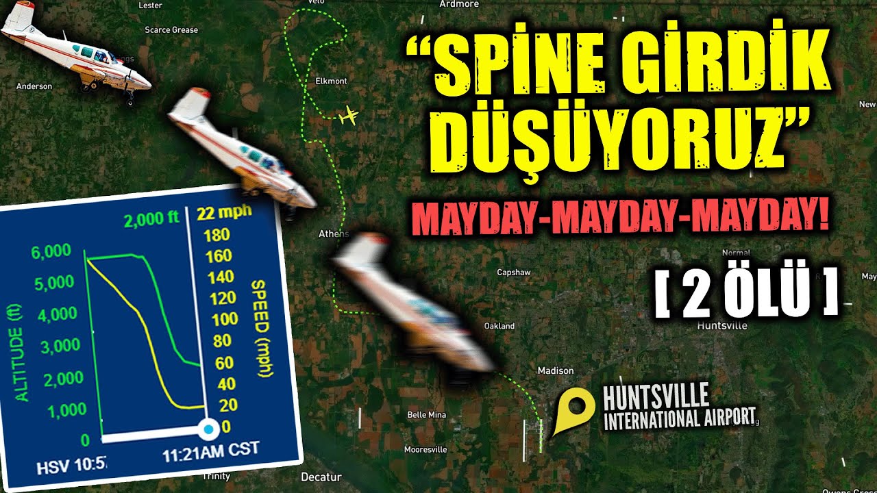 Dakikada 2000 metre hızla düştüler: Spine Giren Pilotun Telsizdeki Son Sözleri