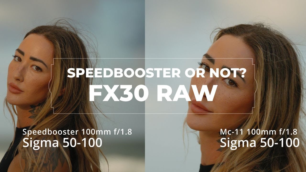 Why you NEED a Speedbooster for Sony FX30 RAW Video