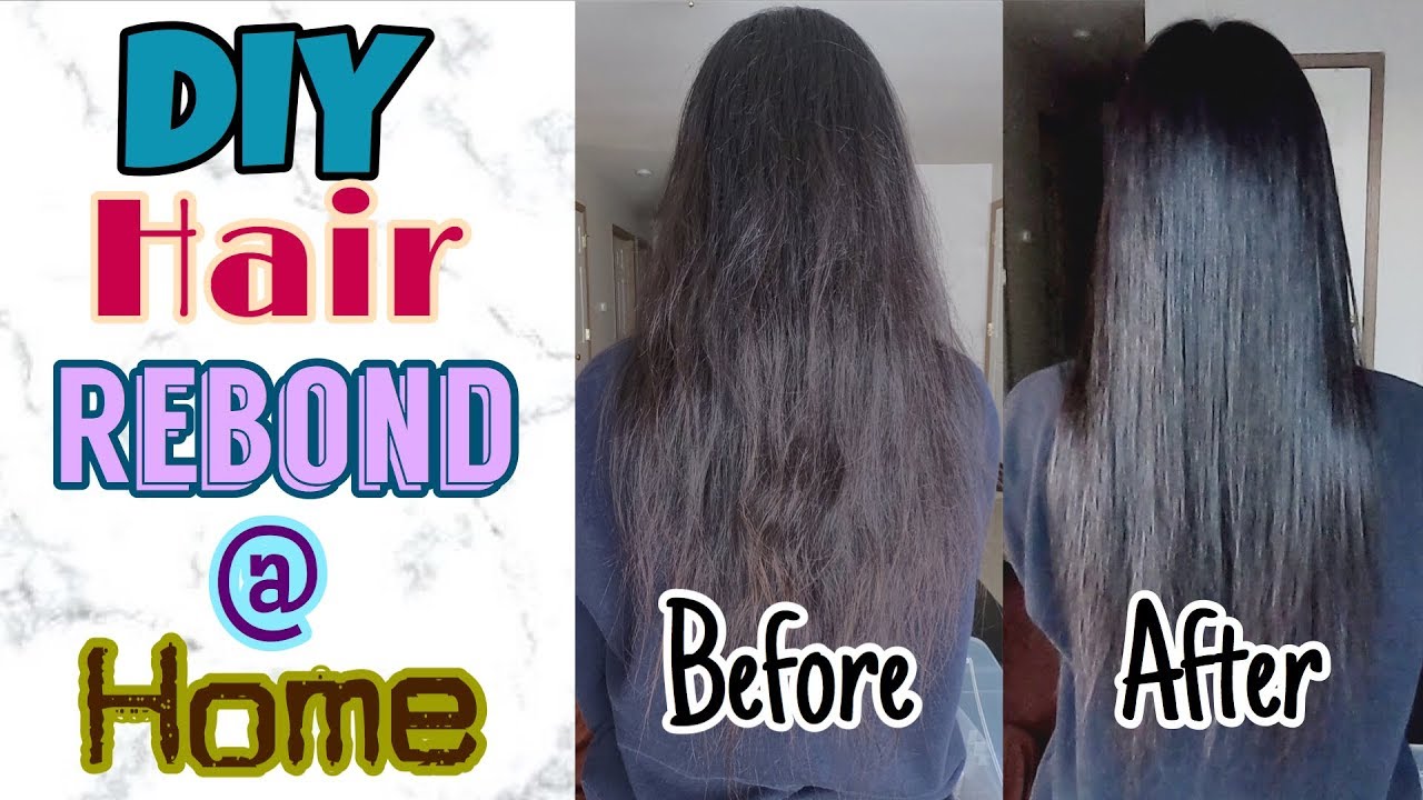 DIY Hair Rebonding at Home!!