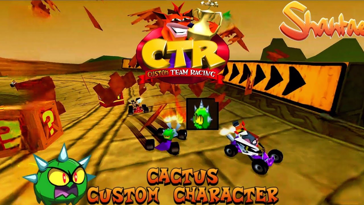 CTR Crash Team Racing: Cactus Custom Character Mod