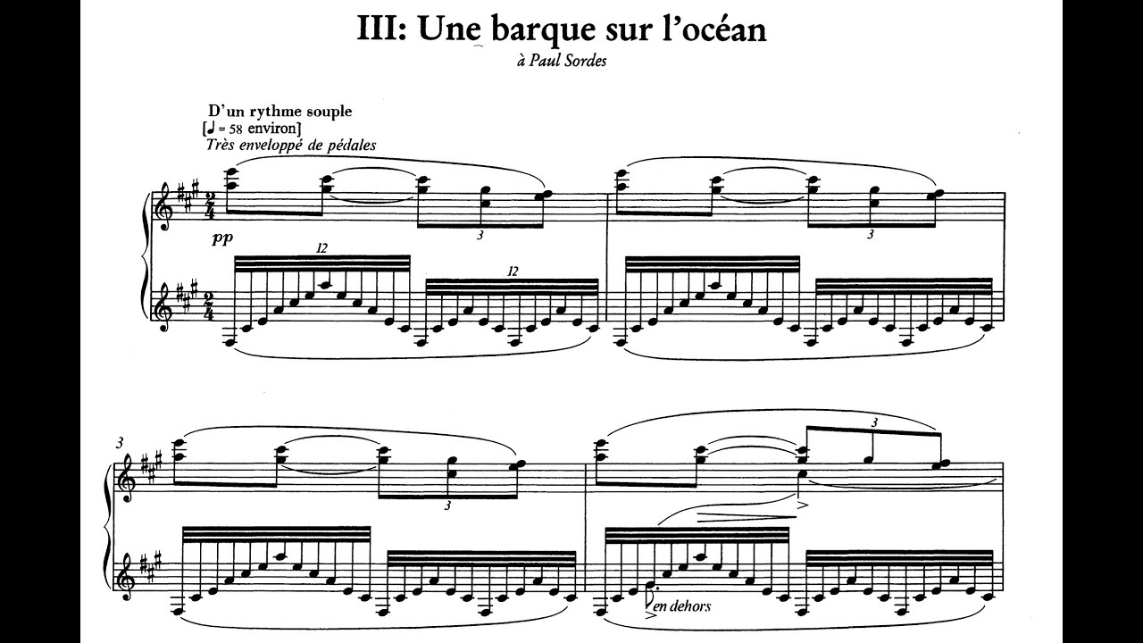 Ravel - Miroirs : III. Une barque sur l'océan [Seong-Jin Cho]