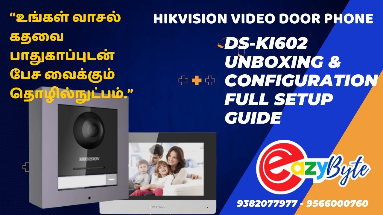 HIKVISION IP VIDEO DOOR PHONE  | DS-KI602 UNBOXING & CONFIGURATION FULL SETUP GUIDE