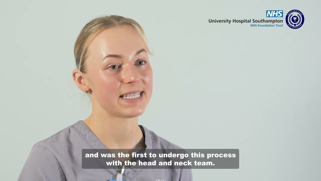 Goda, Specialist Head and Neck Cancer Dietitian- Preceptorship at UHS