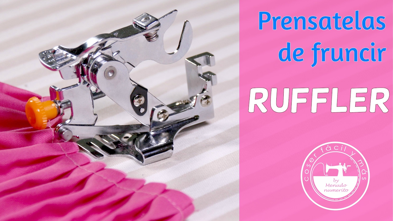 Prensatelas ruffler para fruncir y plisar