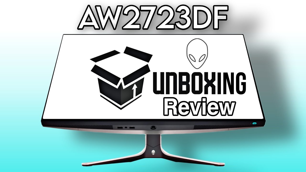 Обзор Alienware AW2723DF 280 Гц: распаковка и сравнение 27GR95QE