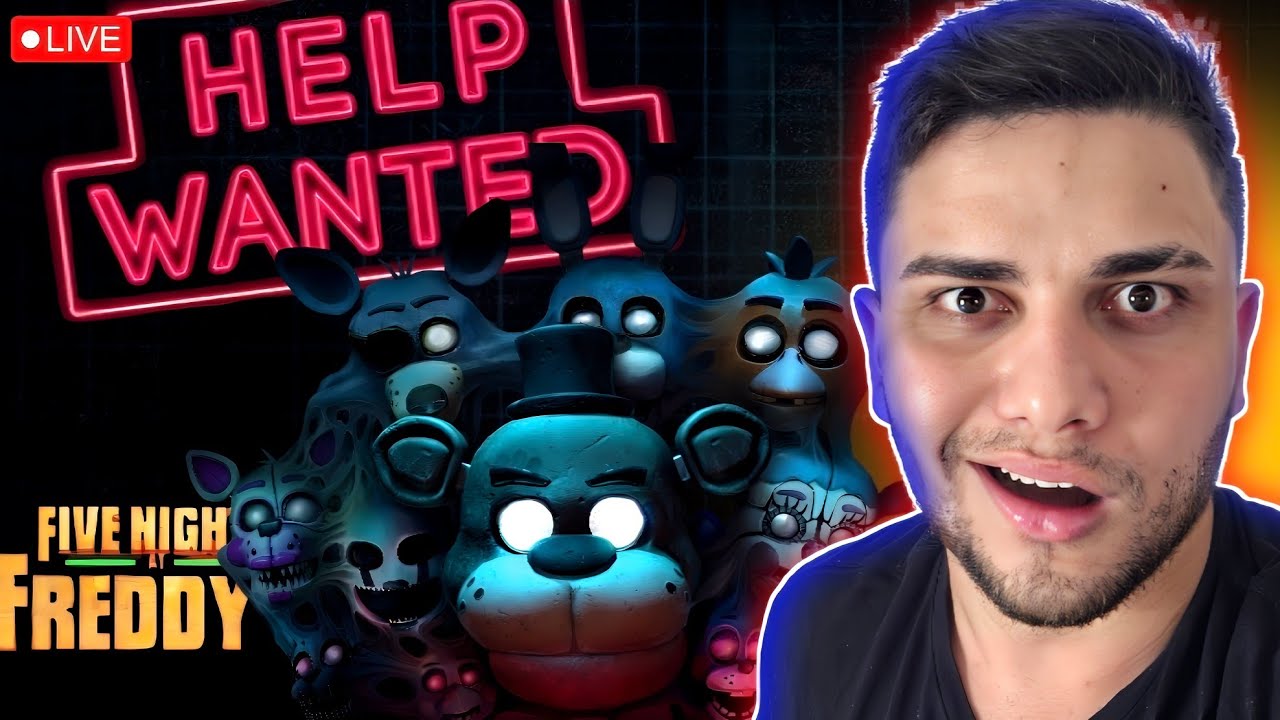 Ao vivo pela primeira vez no FNAF Help Wanted