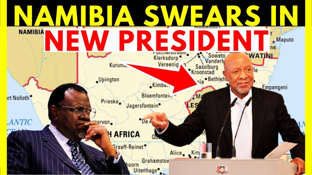 NAMIBIA New President NANGOLO MBUMBA Sworn-In Hours After Predecessor Hage Geingob Pass On, Windhoek