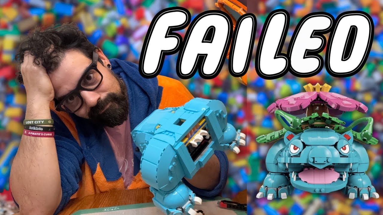 I Tried to Finish the Venusaur LEGO Build in 3 Hours… I Failed.