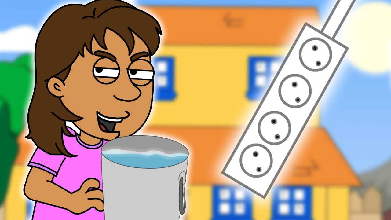 Dora Throws Water At Power Strips/Causes A House Destruction/Grounded