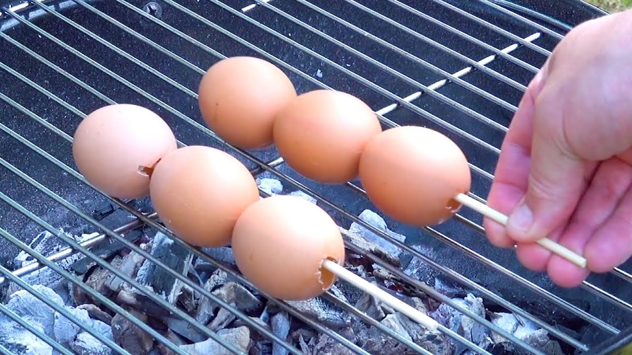 Have You Ever Put Eggs On The Grill? It's Delicious!