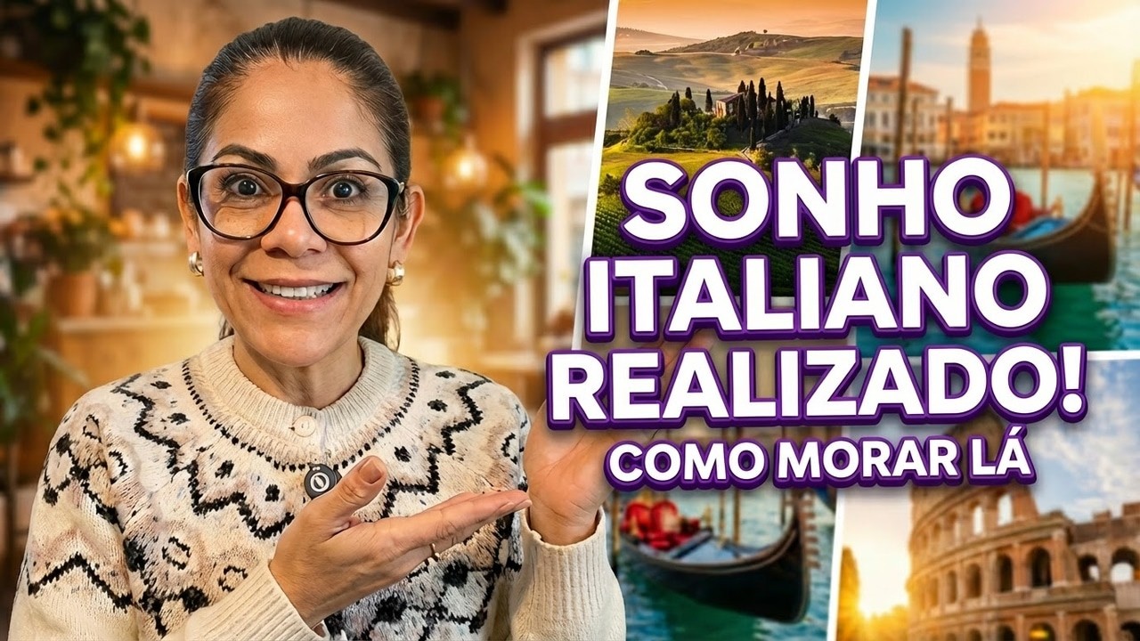 VOCÊ SONHA EM MORAR NA ITÁLIA E NÃO SABE POR ONDE COMEÇAR? #2026 