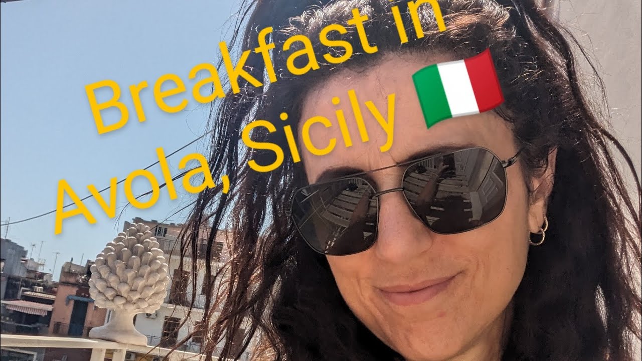 Enjoying a traditional sweet breakfast in AVOLA, SICILY 🇮🇹🥐