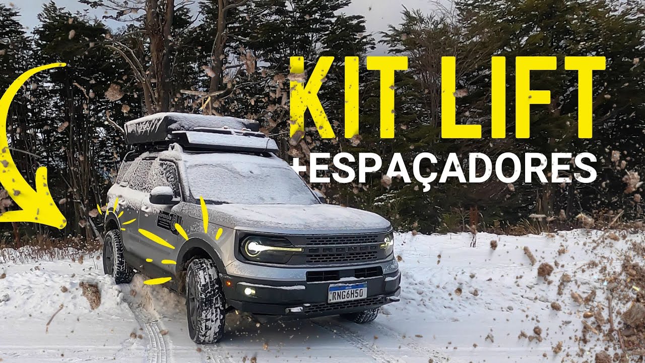 Bronco mais alto? Como ficou com o kit lift da Tadsson com espaçadores