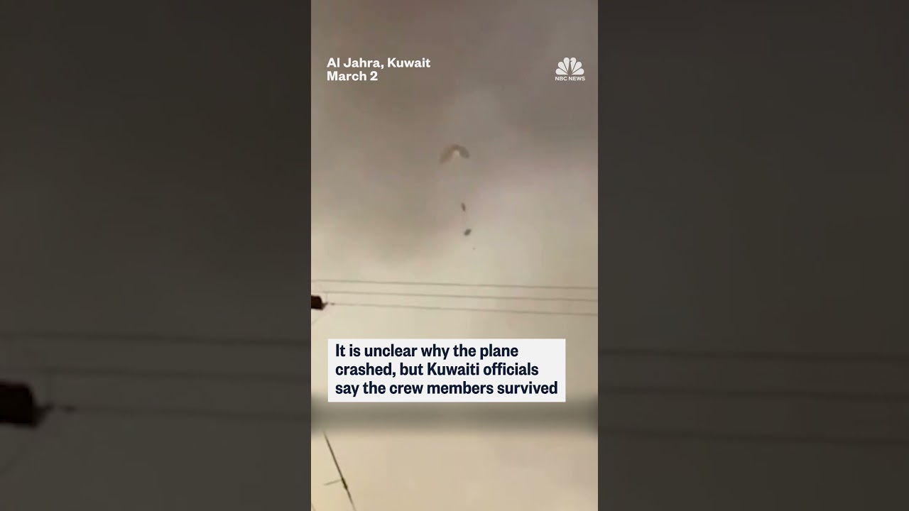 Video shows U.S. warplane crashing in Kuwait