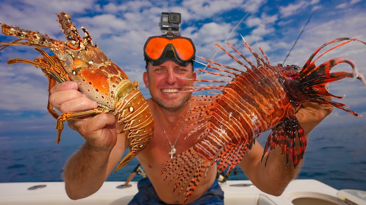 First Lobster & Lionfish of the New Year!!! {Catch Clean Cook} Best Food Ever!!!
