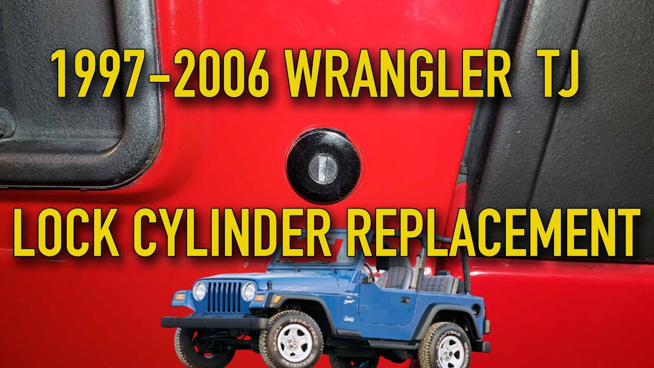 Как заменить цилиндр замка двери Jeep Wrangler TJ 97-06