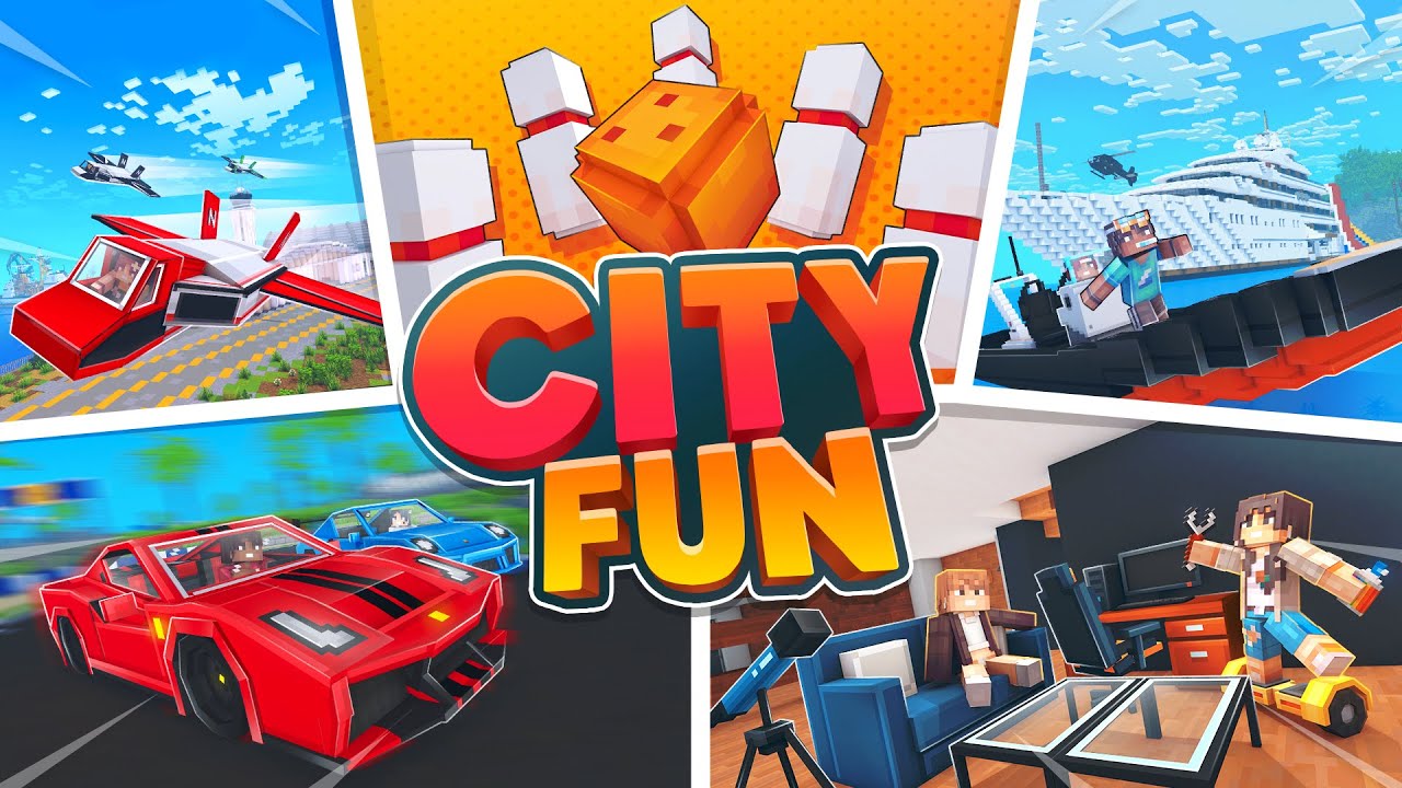 City Fun - A Fun Minecraft City Experience! - Trailer