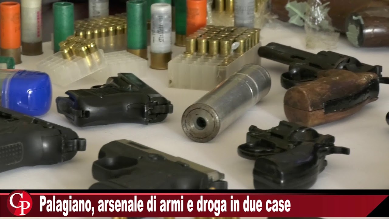 Palagiano, arsenale di armi e droga in due case