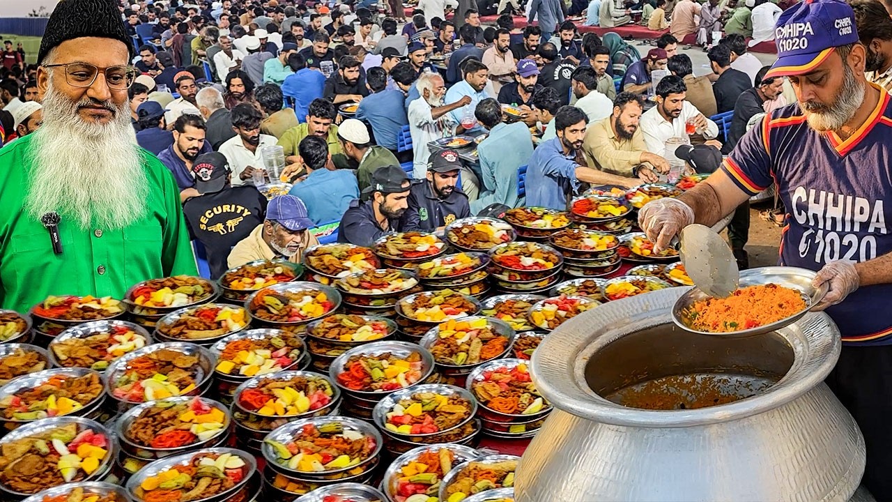 WORLD's BIGGEST IFTAR IN PAKISTAN 🌙 Prepared 2000Kg Food For GRAND RAMADAN IFTAR