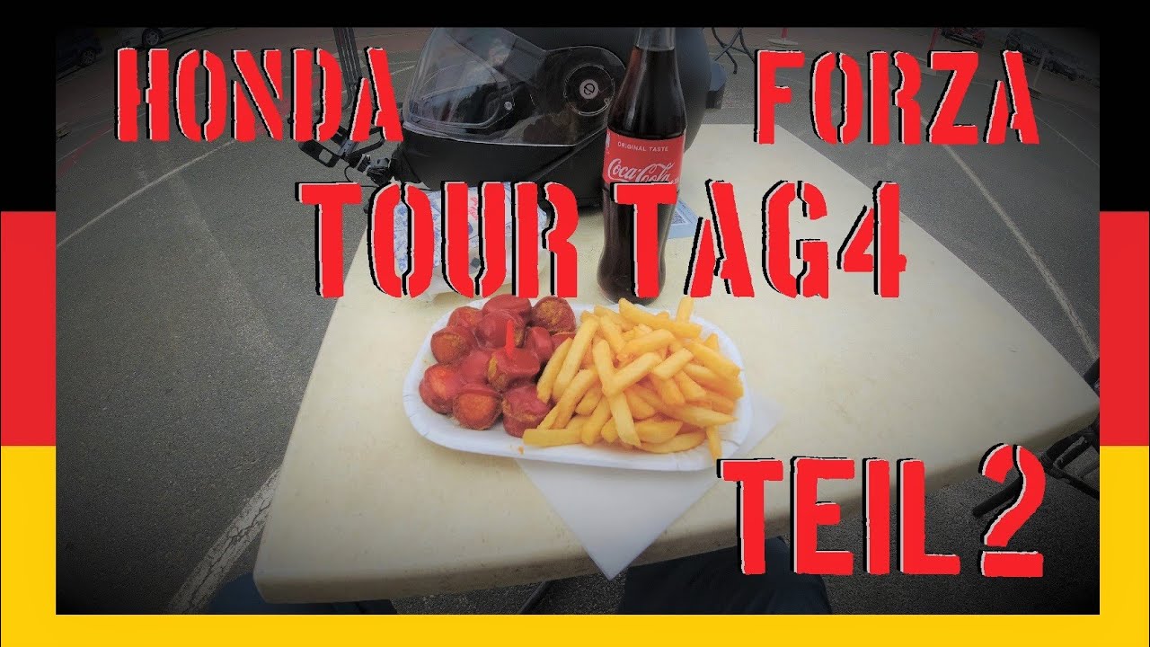 Mit 125ccm auf Deutschlandtour 2021 Tag 04 Teil 2 auf dem Honda Forza