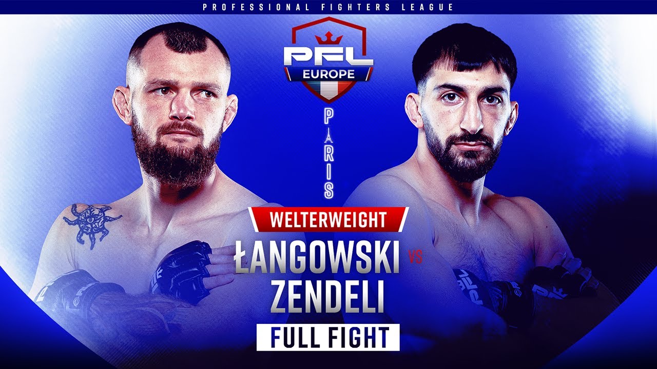 Tomasz Langowski vs Florim Zandeli | PFL Europe Paris 2024 | Welterweight Regular Season Full Fight
