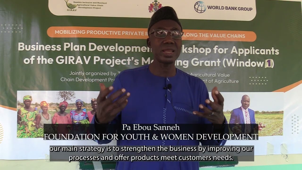 GIRAV MATCHING GRANT WINDOW 1 APPLICANTS