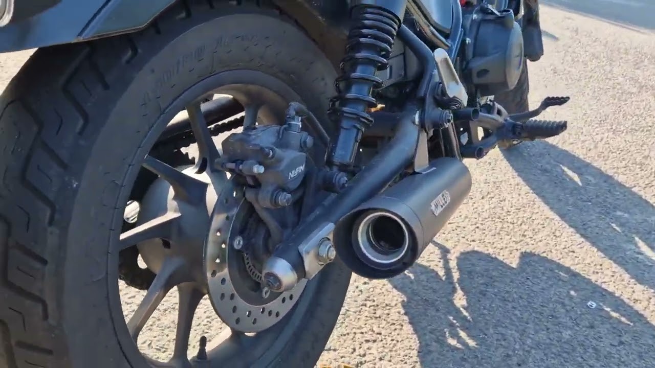 Honda CMX 500 Rebel SE Motorcycle Motorbike MILLER Custom Slip-on Exhaust no DB-killer Idle Revving