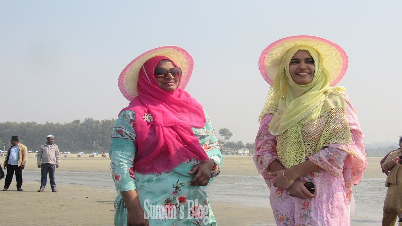 Tour of cox's bazar sea beach in bangladesh । কক্সবাজার বিচে আরামদায়ক গোসল আর ছবি তোলার ভিডিও দেখুন